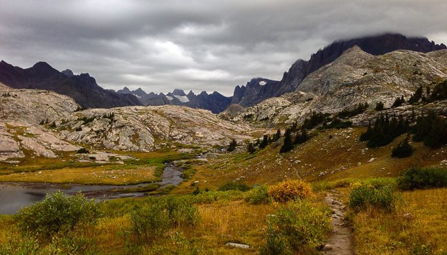 Titcomb Basin Storm