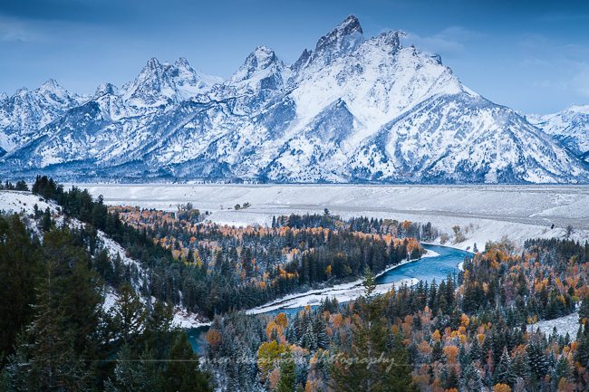 Autumn Morning at Snake River Overlook