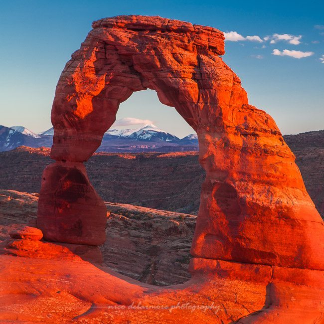 Delicate Arch at Sunset