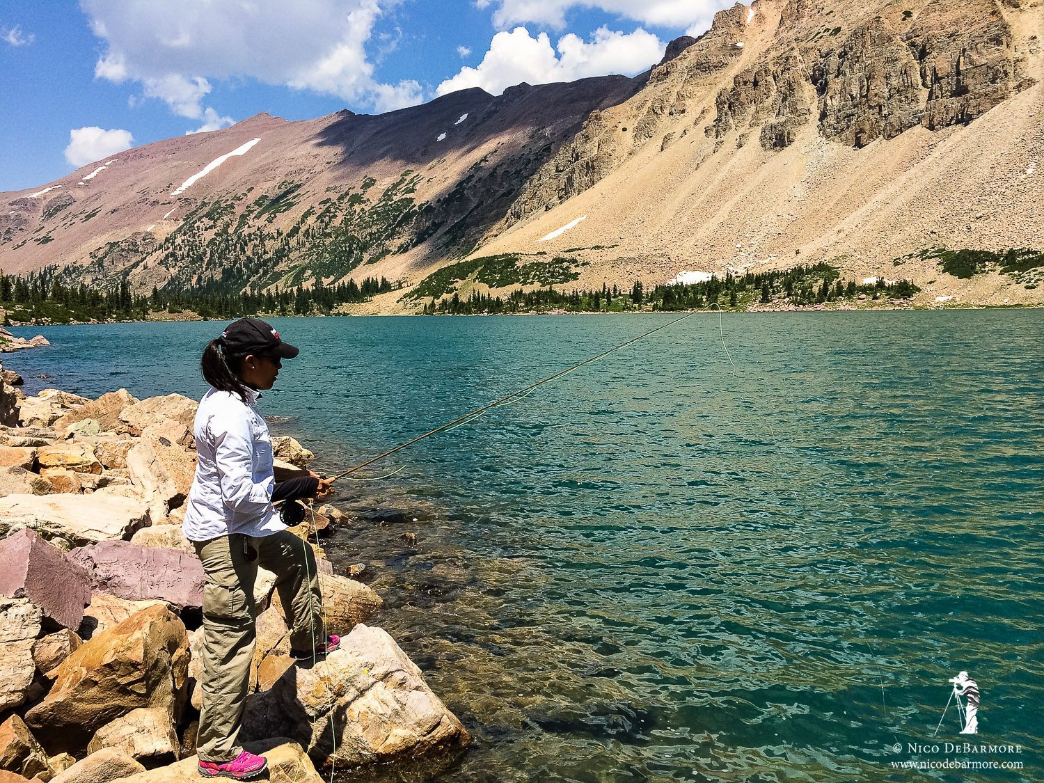 Fishing at Amethyst Lake