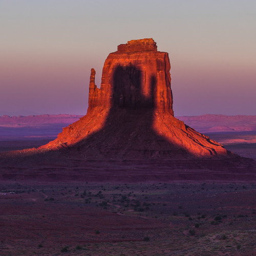 Planning the Monument Valley Mitten Shadow - The Photographer's Ephemeris